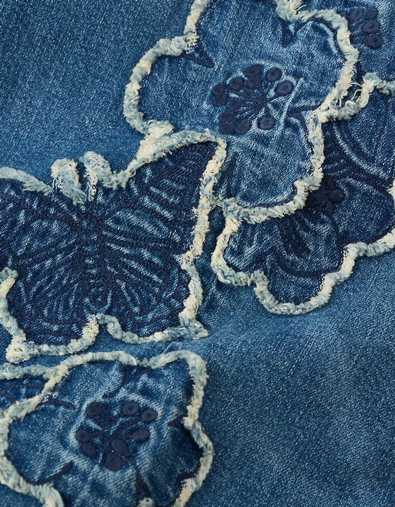 AE Syd Dreamy Drape Stretch Super High-Waisted Baggy Wide-Leg Jean