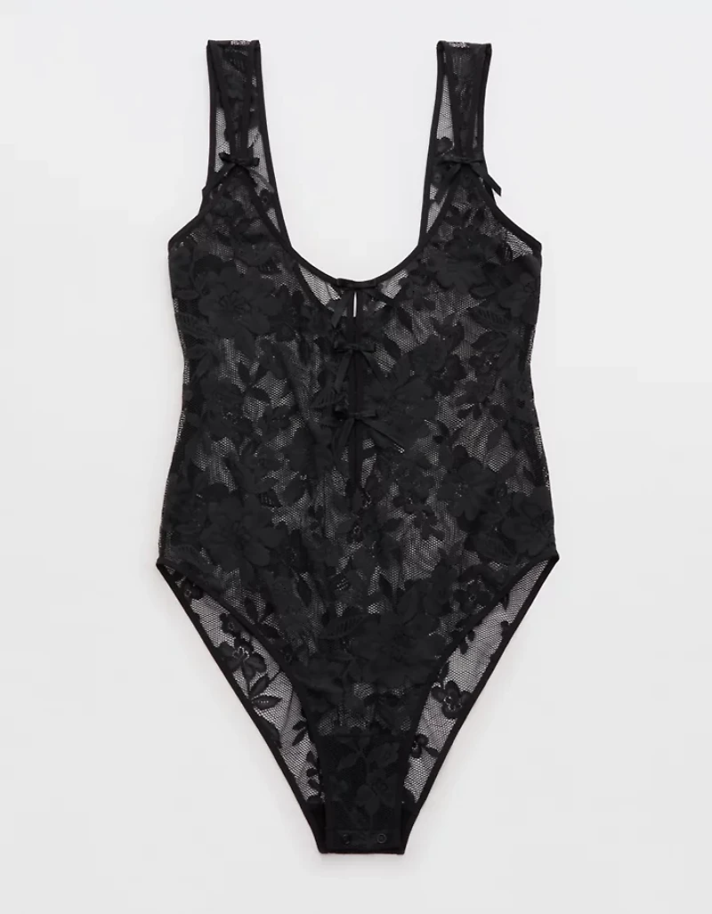 Show Off Feeling Femme Lace Bodysuit