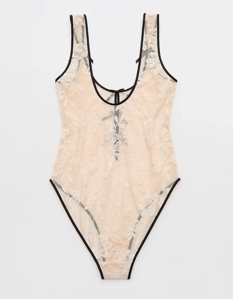 Show Off Feeling Femme Lace Bodysuit