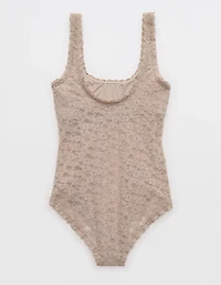 Show Off Vintage Lace Scoop Bodysuit