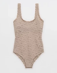 Show Off Vintage Lace Scoop Bodysuit