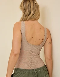 Show Off Vintage Lace Scoop Bodysuit