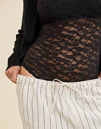 Show Off Vintage Lace Scoop Bodysuit