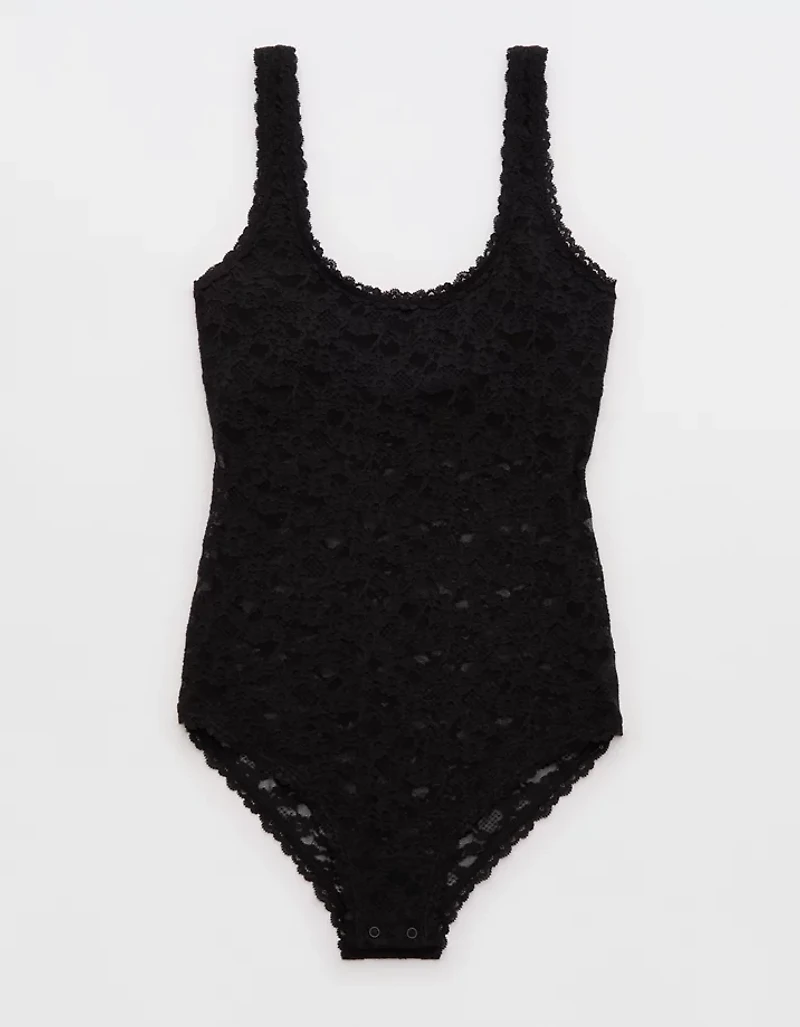 Show Off Vintage Lace Scoop Bodysuit