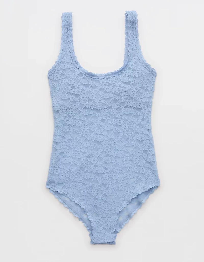 Show Off Vintage Lace Scoop Bodysuit