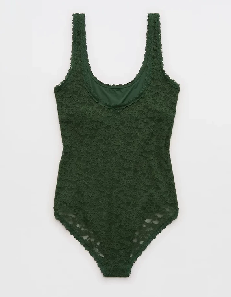 Show Off Vintage Lace Scoop Bodysuit