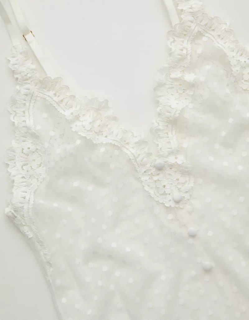 Show Off Sheer Happiness Lace Bodysuit