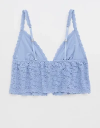 Show Off Vintage Lace Tie Front Bra Top