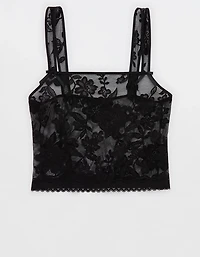 Show Off Feeling Femme Lace Tank Top