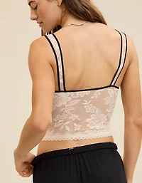 Show Off Feeling Femme Lace Tank Top