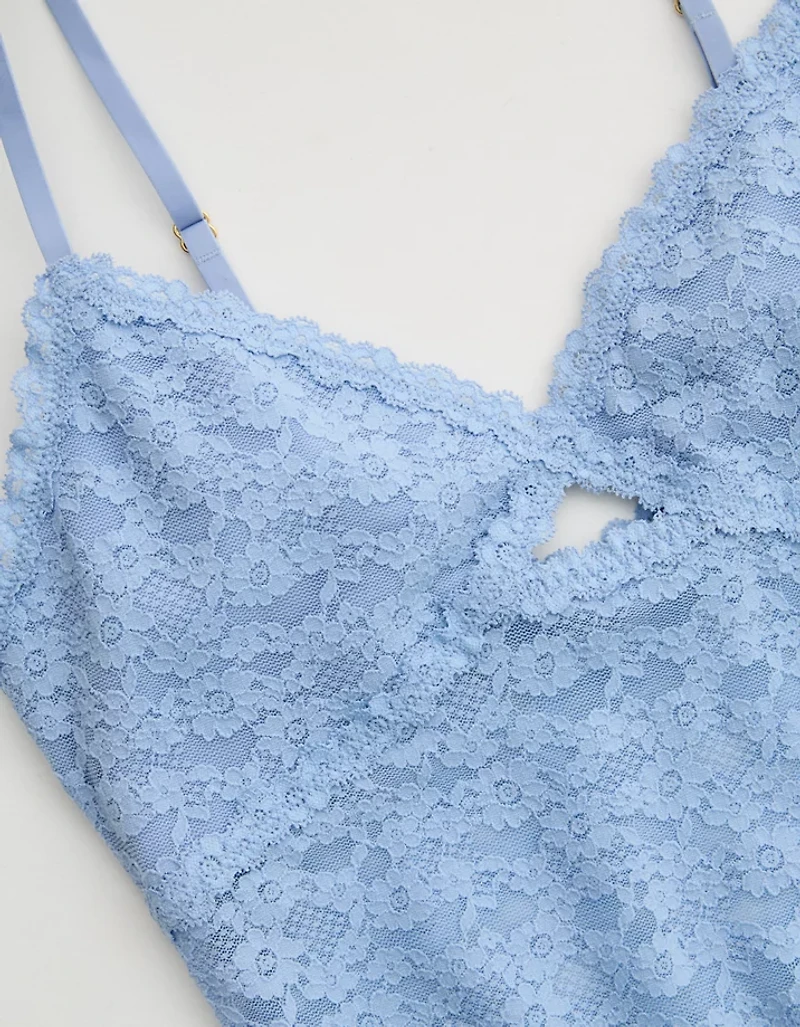 Show Off Vintage Lace Cut Out Bodysuit