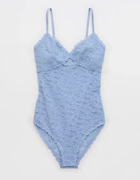 Show Off Vintage Lace Cut Out Bodysuit