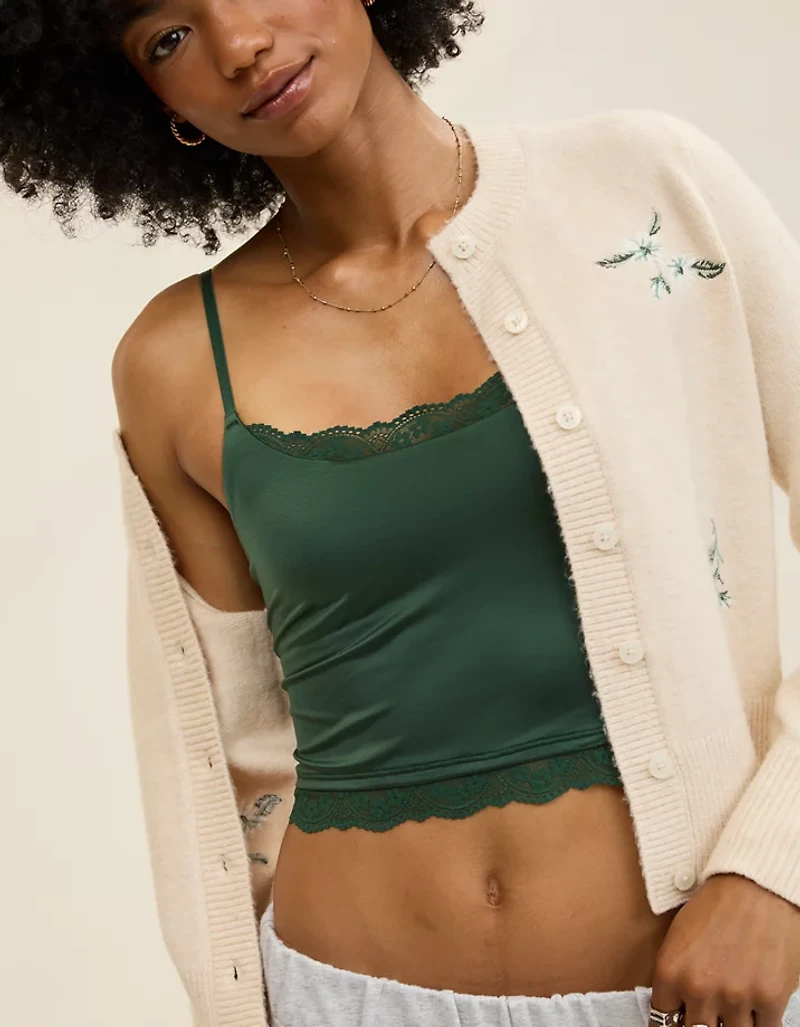 Show Off Shine Lace Tank Top