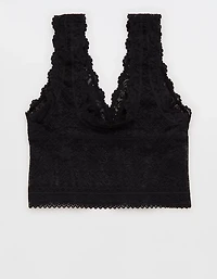 Show Off Lace Plunge Bra Top