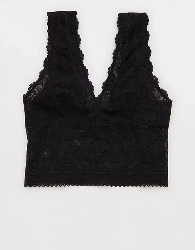 Show Off Lace Plunge Bra Top