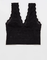 Show Off Lace Plunge Bra Top