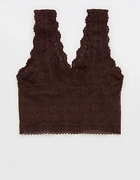 Show Off Lace Plunge Bra Top