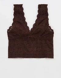 Show Off Lace Plunge Bra Top