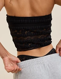 Show Off Festival Lace Ruffle Tank Top