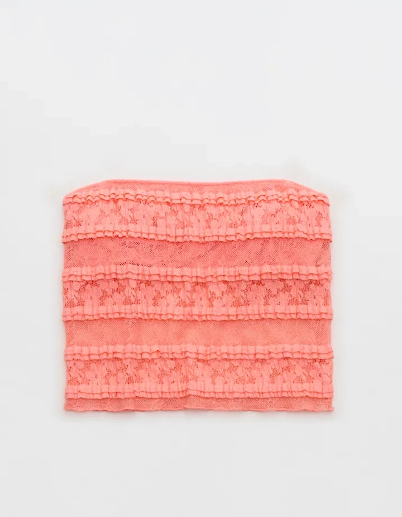 Show Off Festival Lace Ruffle Tank Top