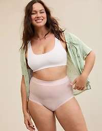 SMOOTHEZ Cotton Blend Scoop Bralette