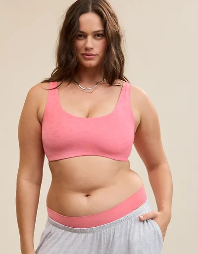 SMOOTHEZ Everyday Jacquard Scoop Bralette