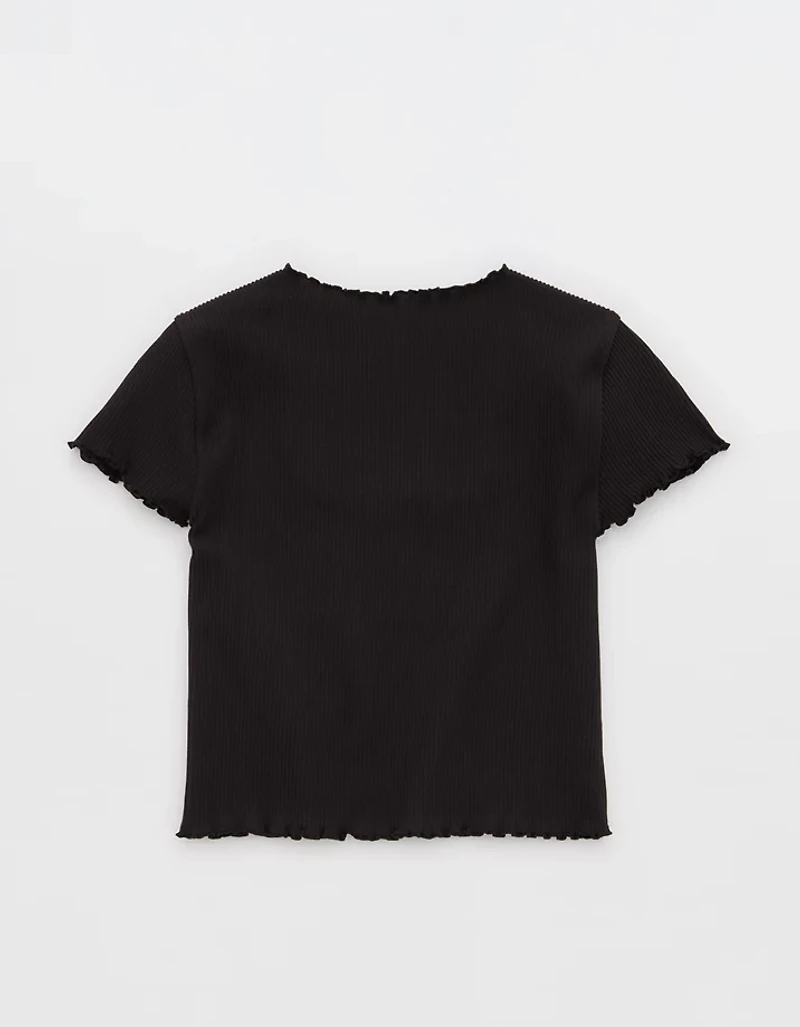 Superchill Seamless Ruffle Bra Top