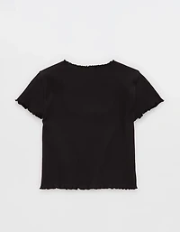 Superchill Seamless Ruffle Bra Top