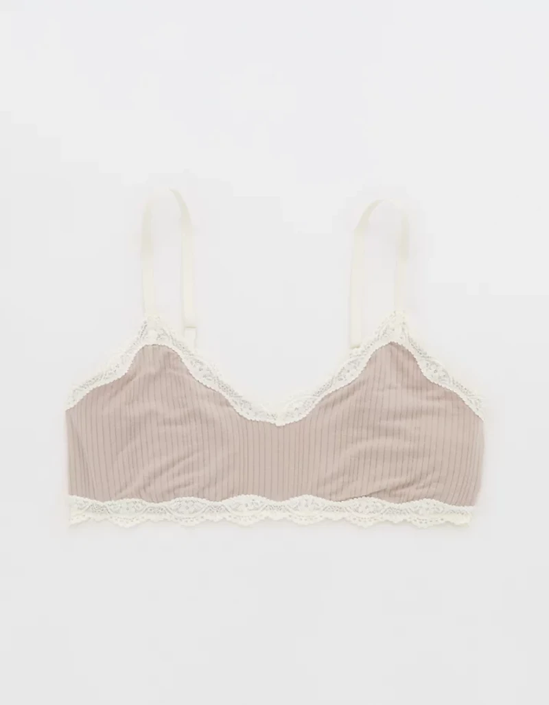 Superchill Modal Lace Trim Bralette