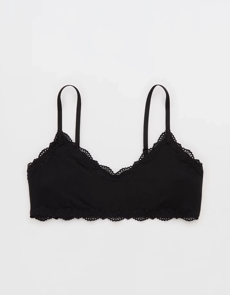 Superchill Modal Lace Trim Bralette