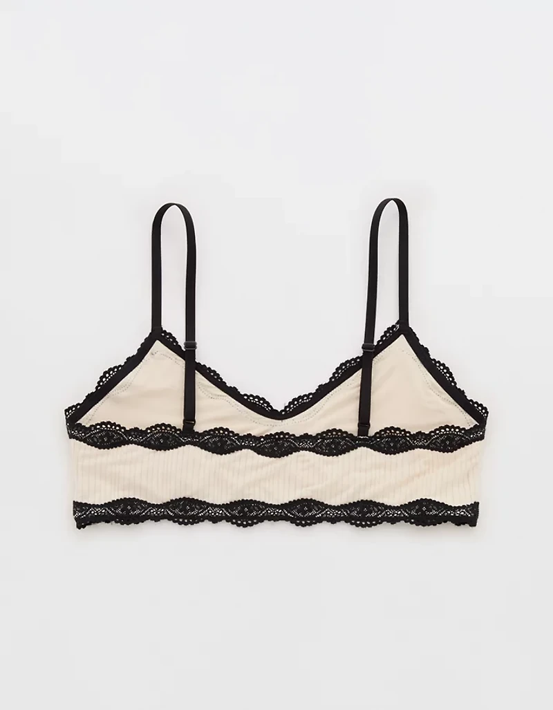 Superchill Modal Lace Trim Bralette