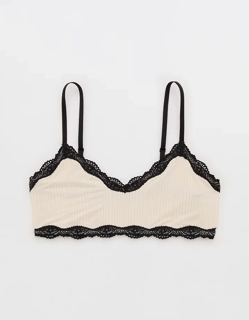 Superchill Modal Lace Trim Bralette