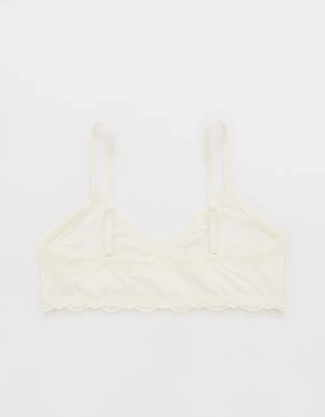 OVERSLEPT By Aerie Modal Lace Trim Bralette