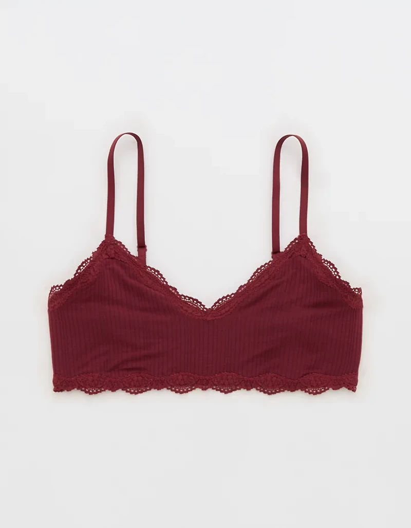 Superchill Modal Lace Trim Bralette
