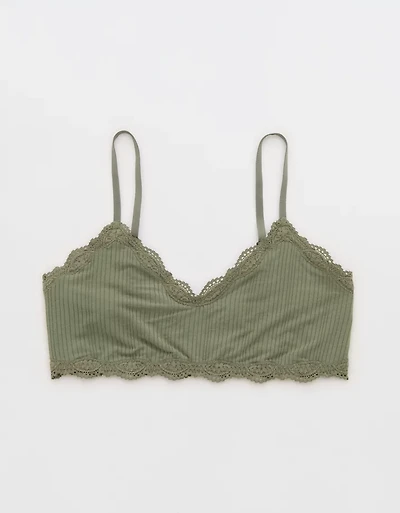 Superchill Modal Lace Trim Bralette
