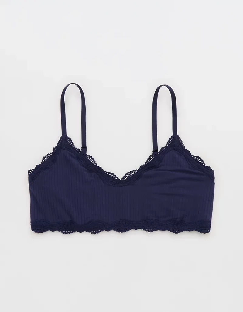 Superchill Modal Lace Trim Bralette