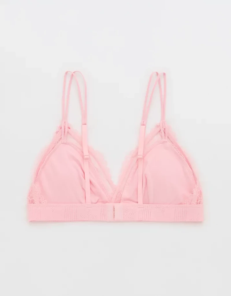 Superchill Pointelle Padded Triangle Bralette