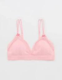 Superchill Pointelle Padded Triangle Bralette