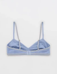Superchill Shine Pointelle Triangle Bralette