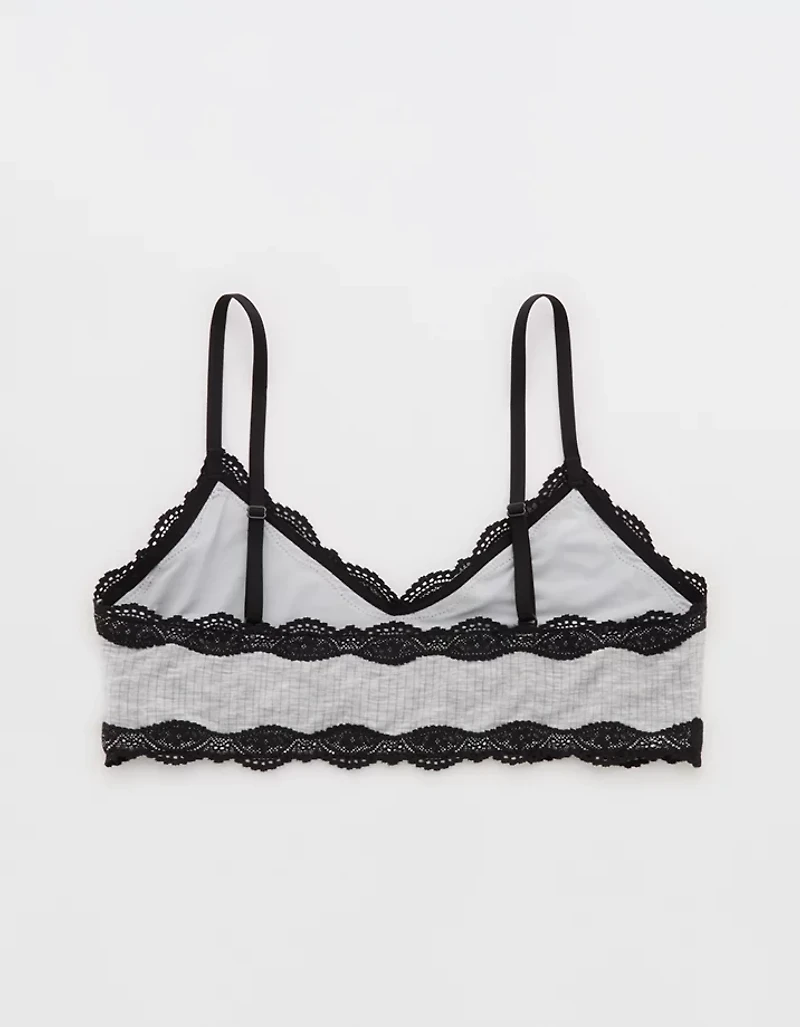 Superchill Modal Lace Trim Bralette