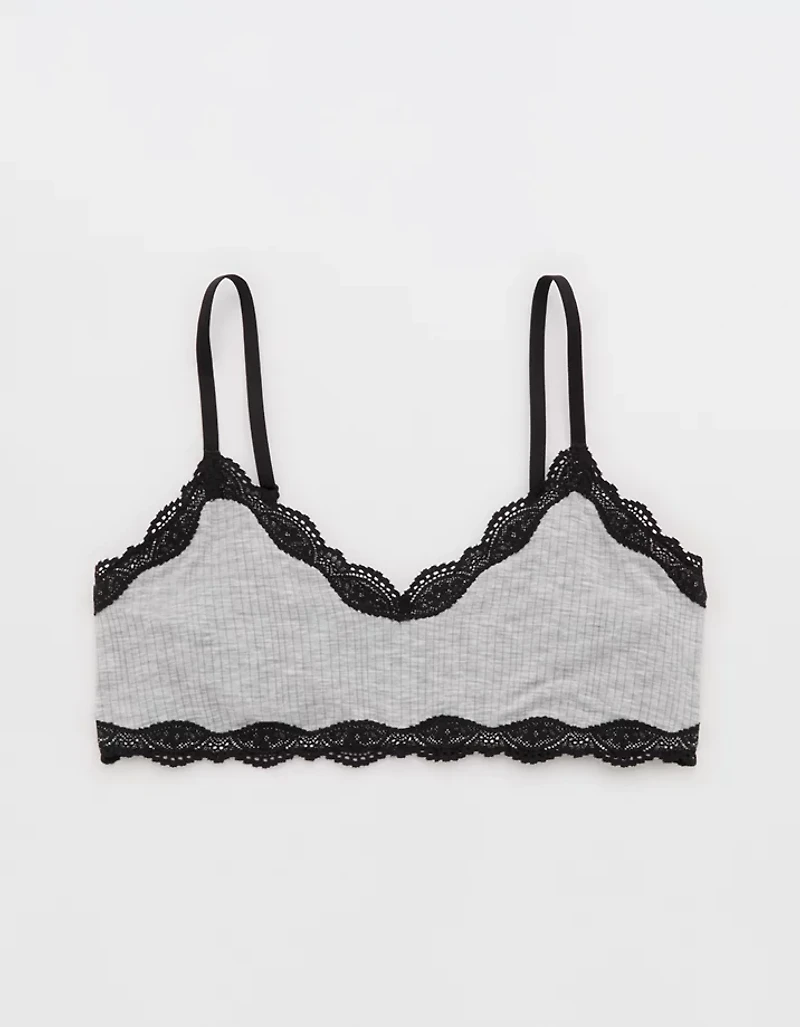 Superchill Modal Lace Trim Bralette