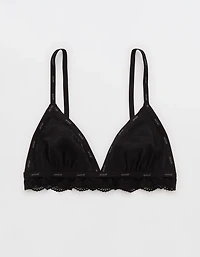 Superchill Cotton Lace Trim Bralette