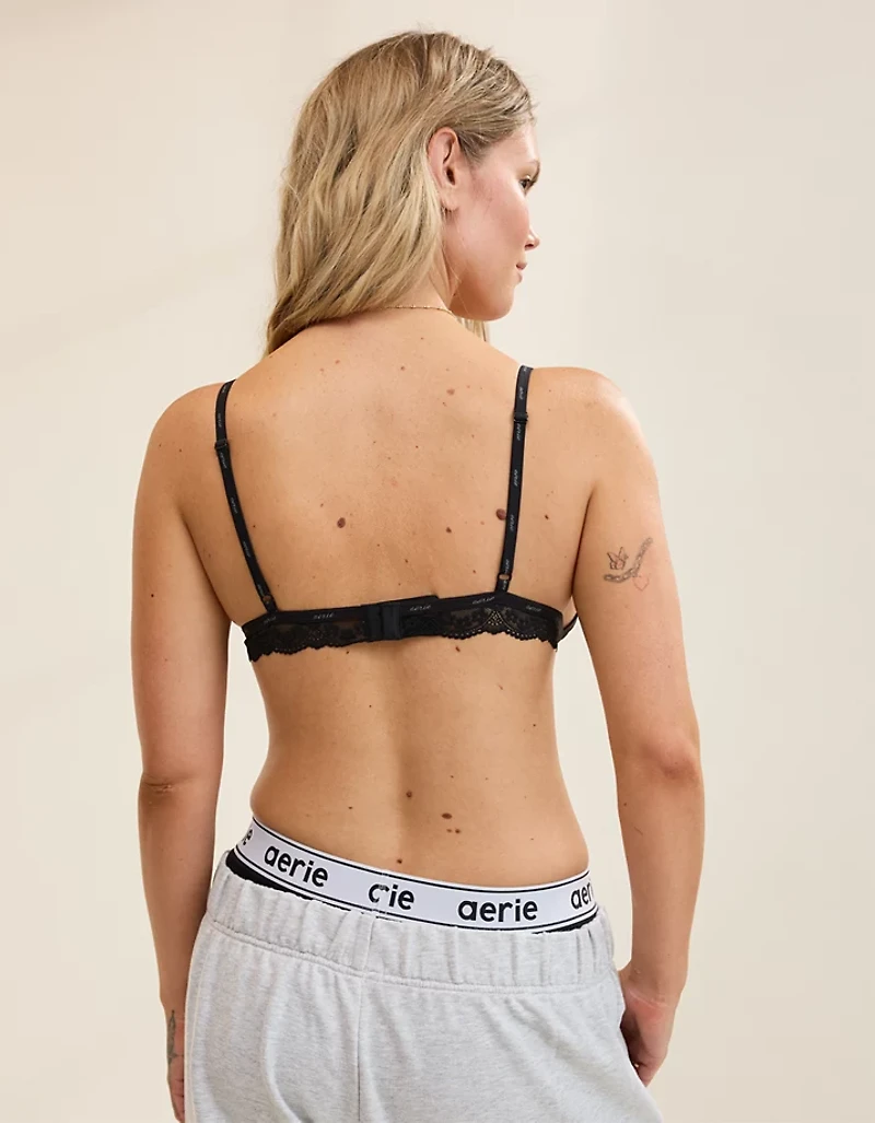 Superchill Cotton Lace Trim Bralette