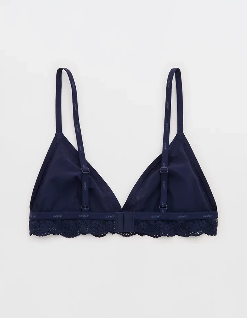 Superchill Cotton Lace Trim Bralette