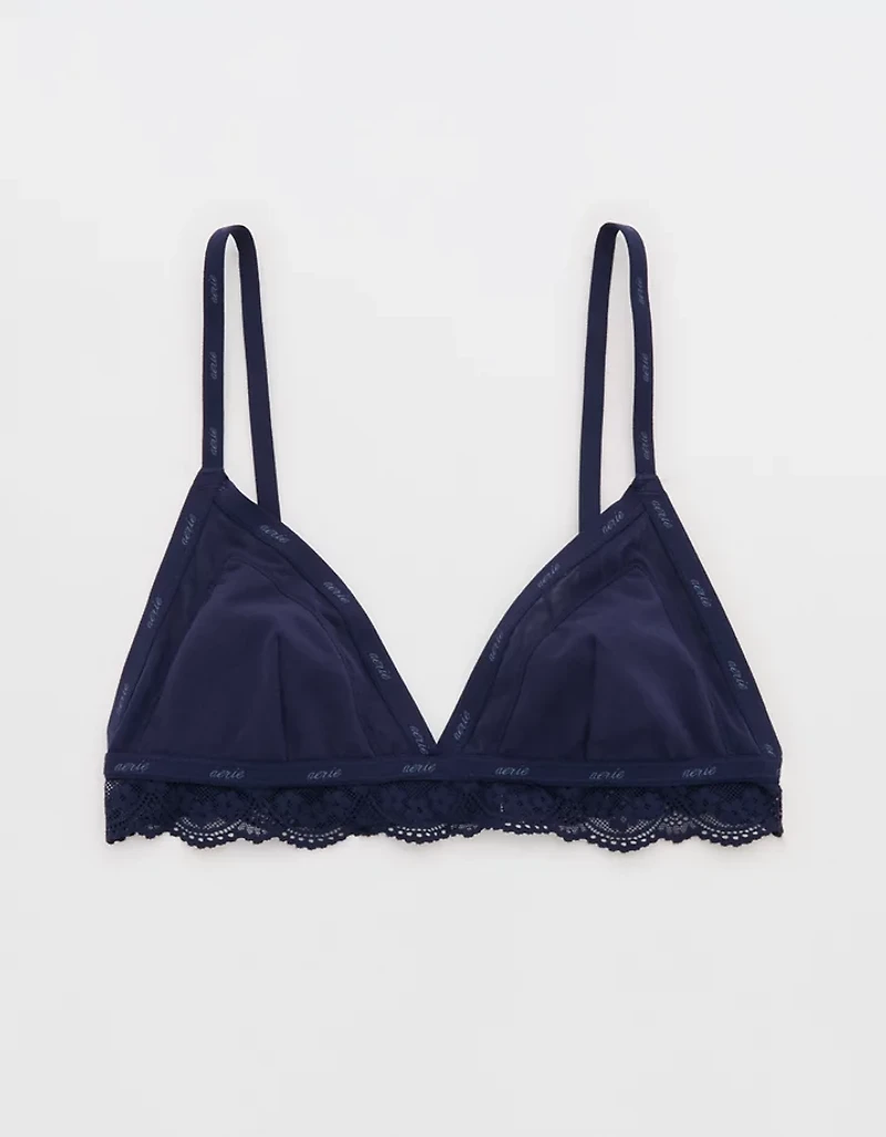 Superchill Cotton Lace Trim Bralette
