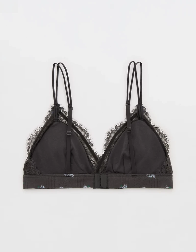 Superchill Pointelle Padded Triangle Bralette