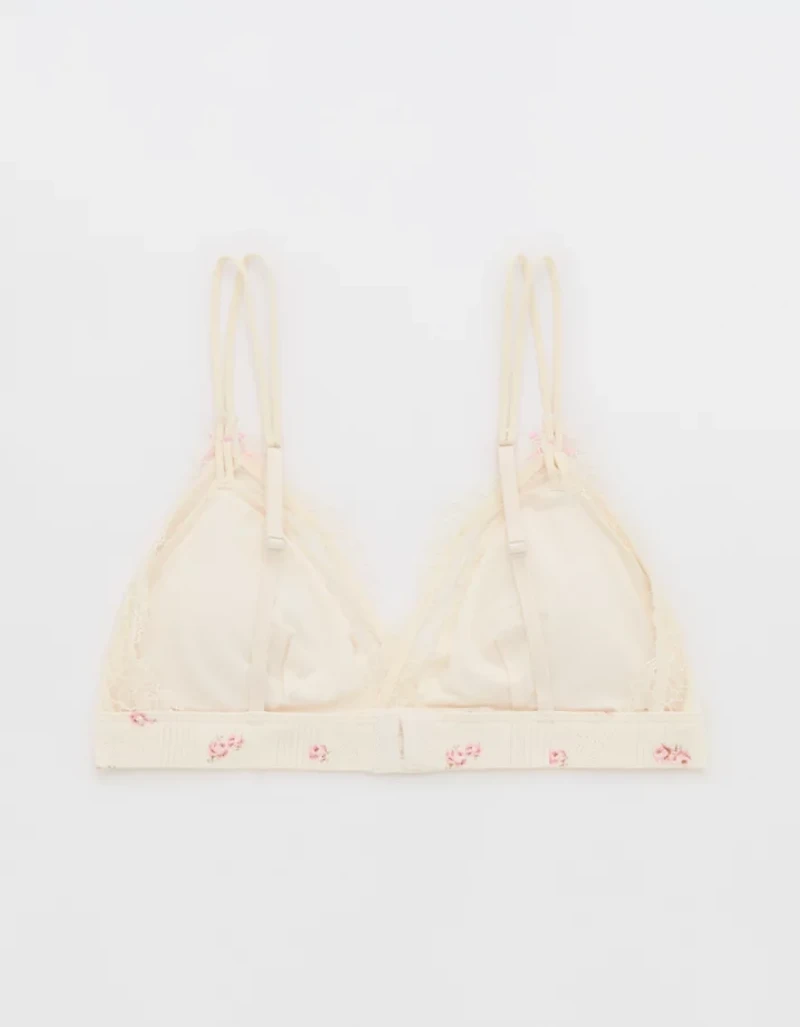 Superchill Pointelle Padded Triangle Bralette