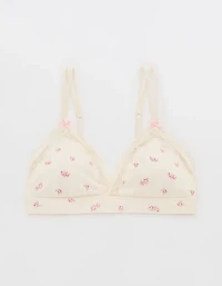 Superchill Pointelle Padded Triangle Bralette