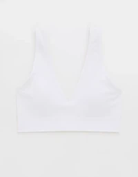 Superchill Cotton Seamless Plunge Bralette