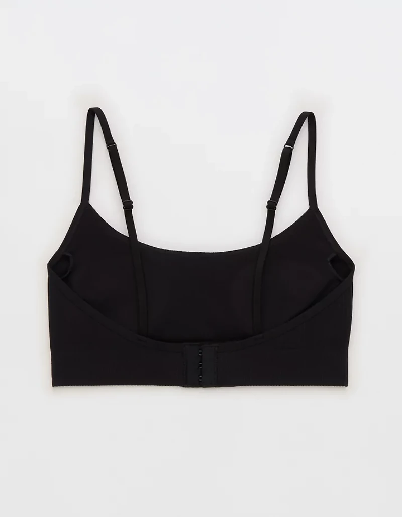 Superchill Seamless Rib Padded Scoop Bralette